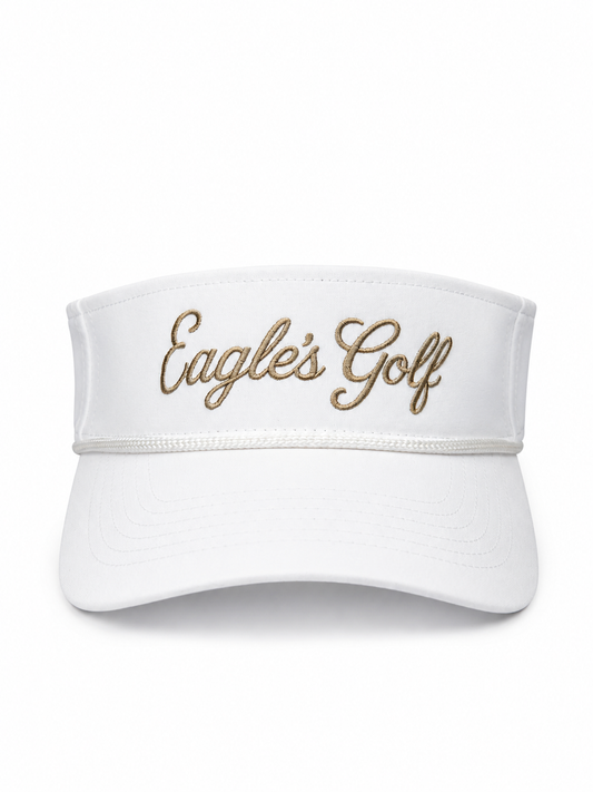 Eagle’s Golf White Gold Visor