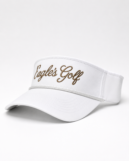 Eagle’s Golf White Gold Visor